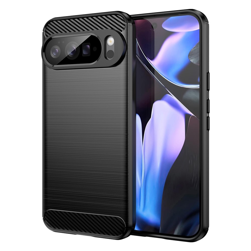 Google Pixel 10 Pro XL TPU-deksel Brushed, Svart