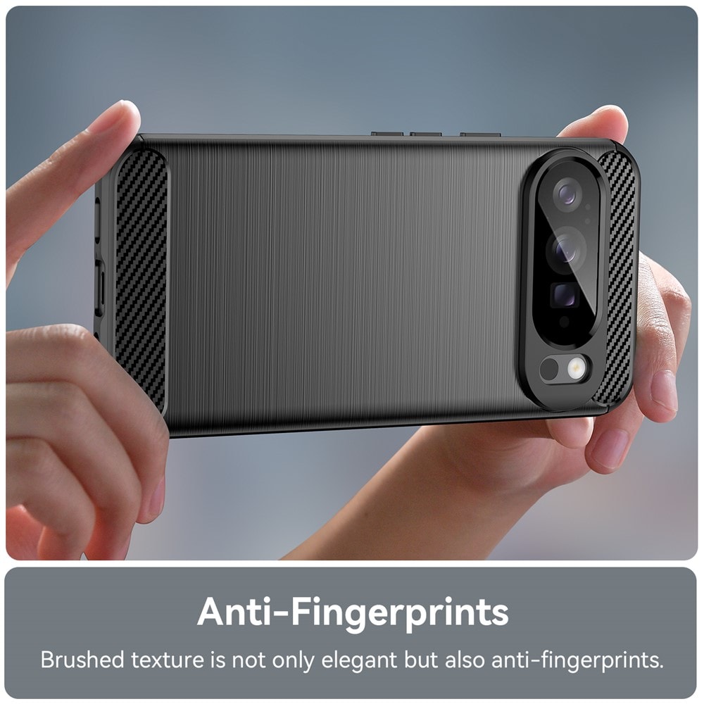 Google Pixel 10 Pro XL TPU-deksel Brushed, Svart