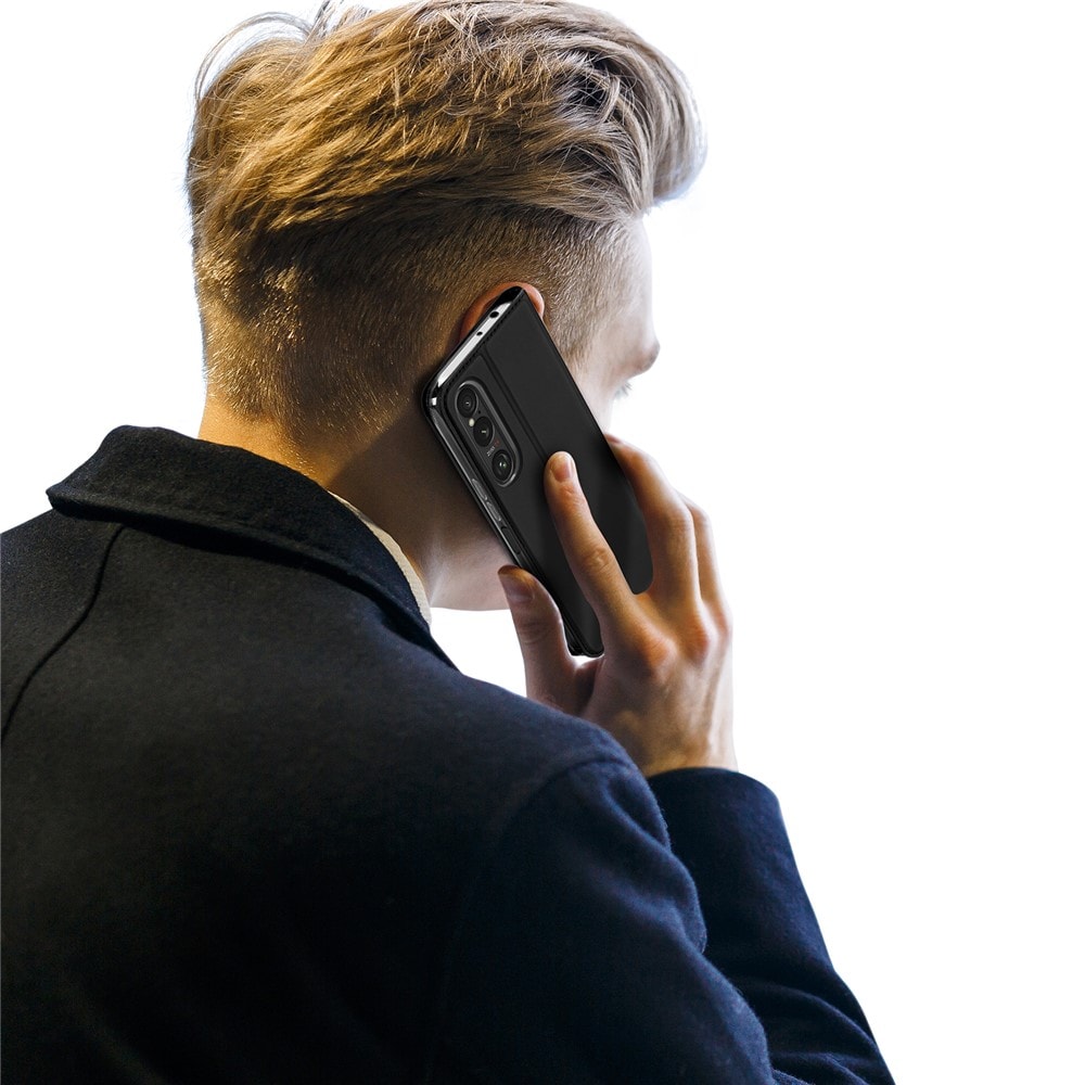 Sony Xperia 1 VII Slankt mobiletui, Svart