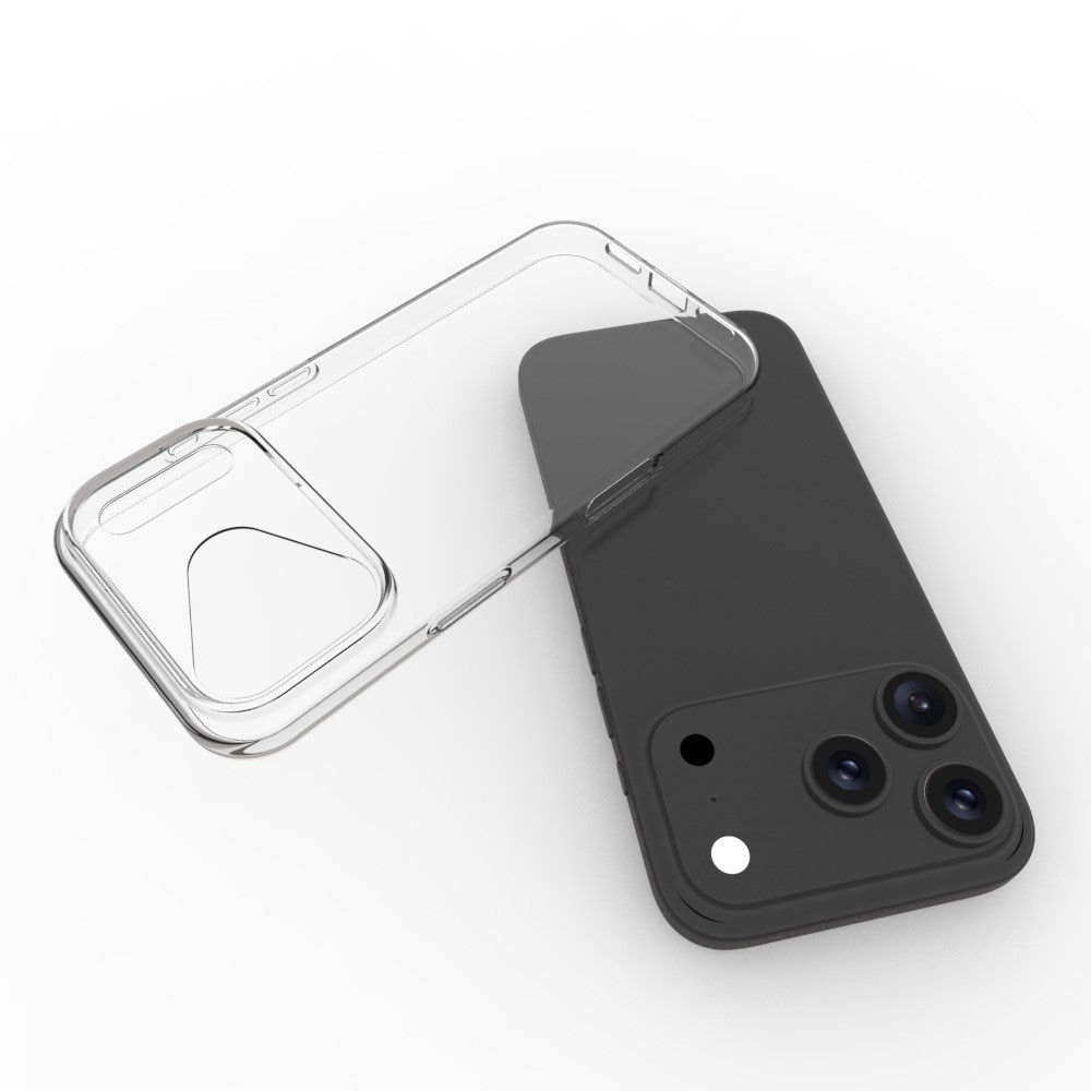 iPhone 17 Pro Tynt TPU-deksel, Gjennomsiktig