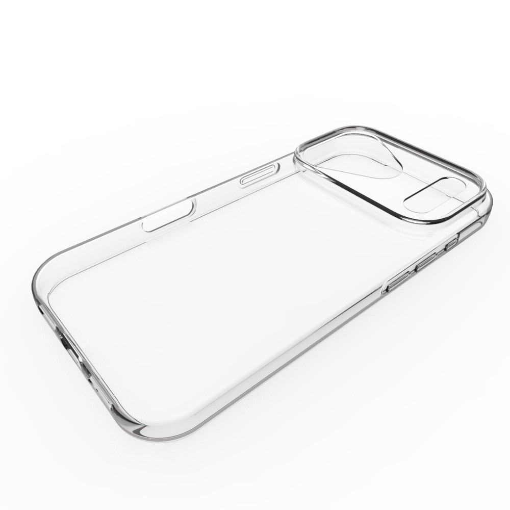 iPhone 17 Pro Tynt TPU-deksel, Gjennomsiktig