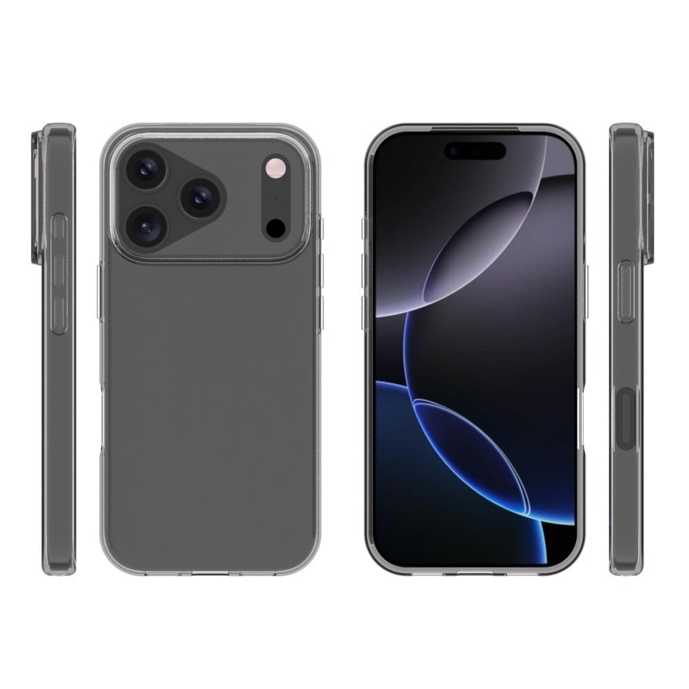 iPhone 17 Pro Tynt TPU-deksel, Gjennomsiktig