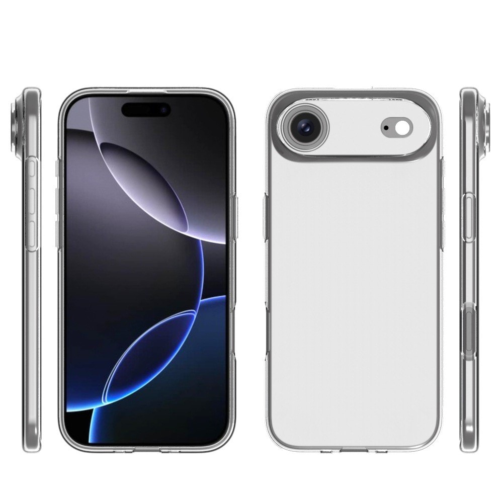 iPhone 17 Air Tynt TPU-deksel, Gjennomsiktig