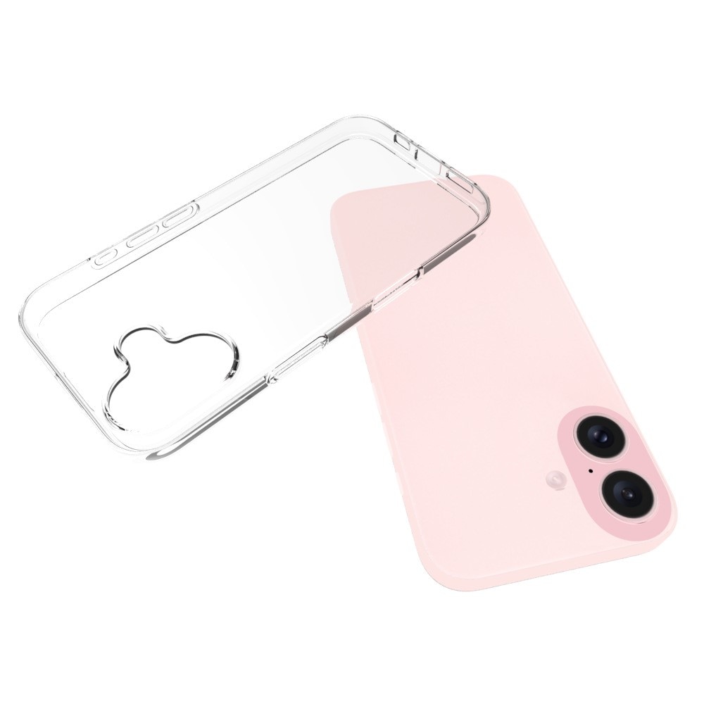 iPhone 17 Tynt TPU-deksel, Gjennomsiktig