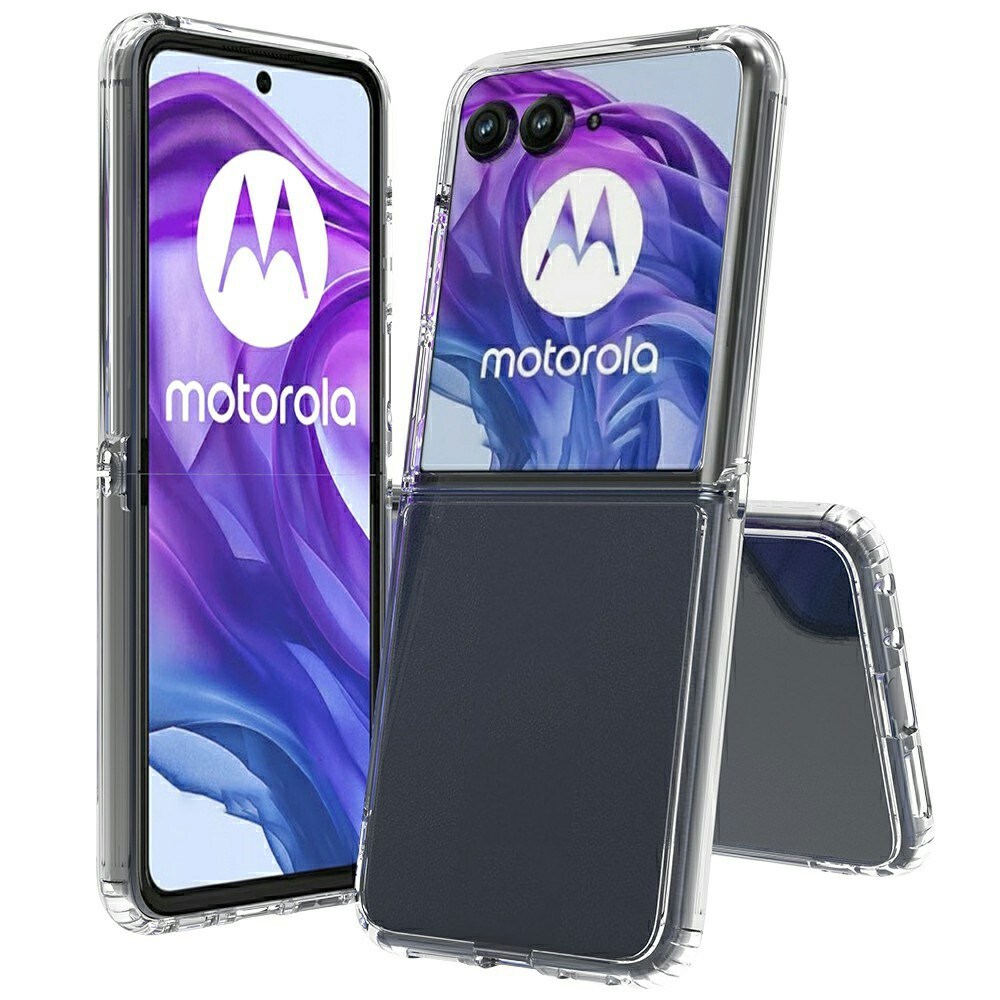 Motorola Razr 60 Ultra Crystal Hybrid-deksel, Gjennomsiktig