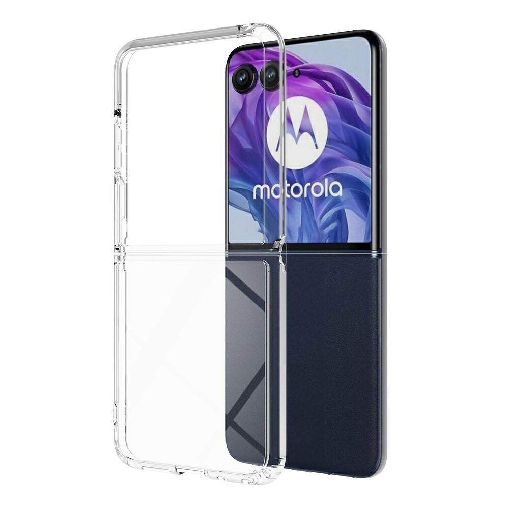 Motorola Razr 60 Ultra Crystal Hybrid-deksel, Gjennomsiktig