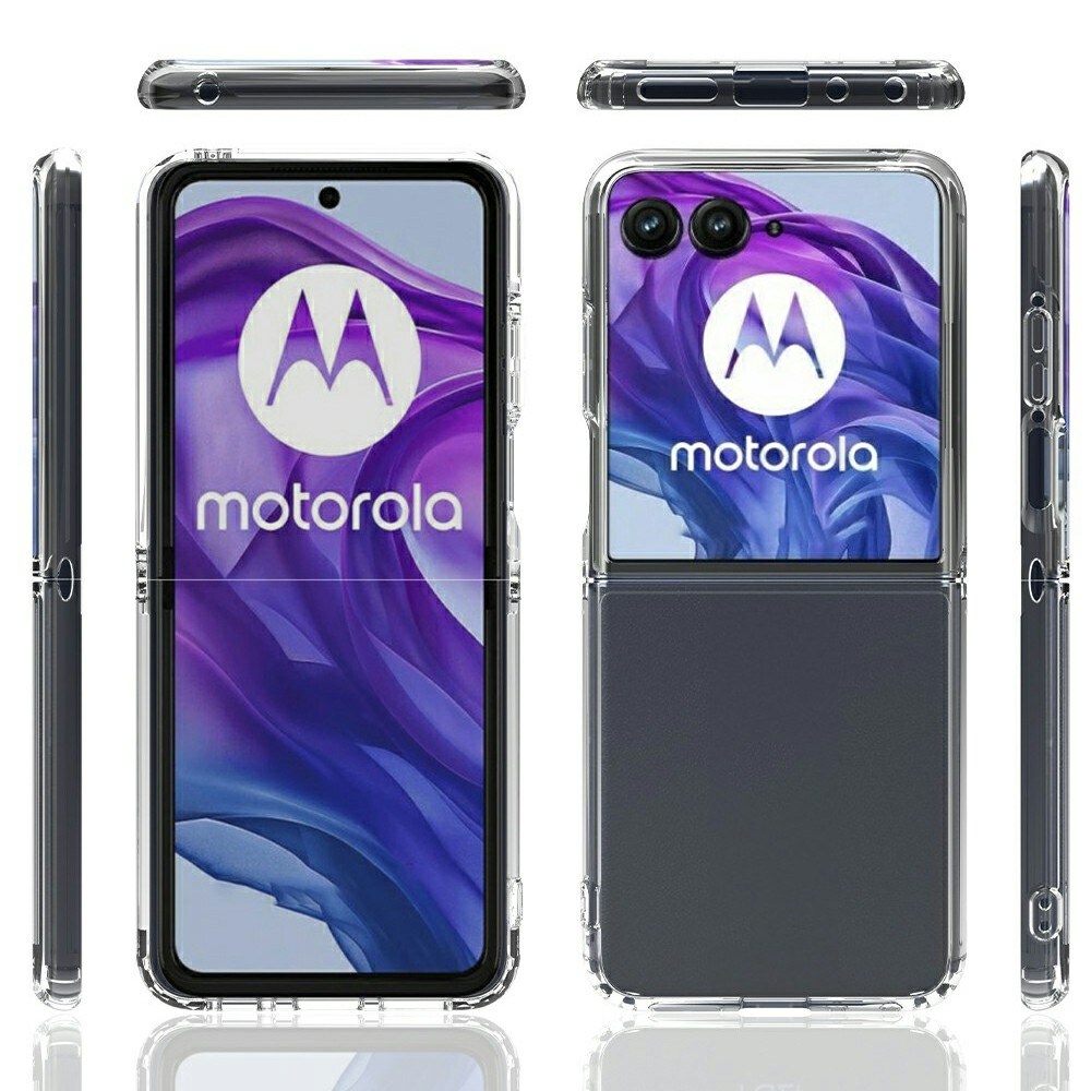 Motorola Razr 60 Ultra Crystal Hybrid-deksel, Gjennomsiktig