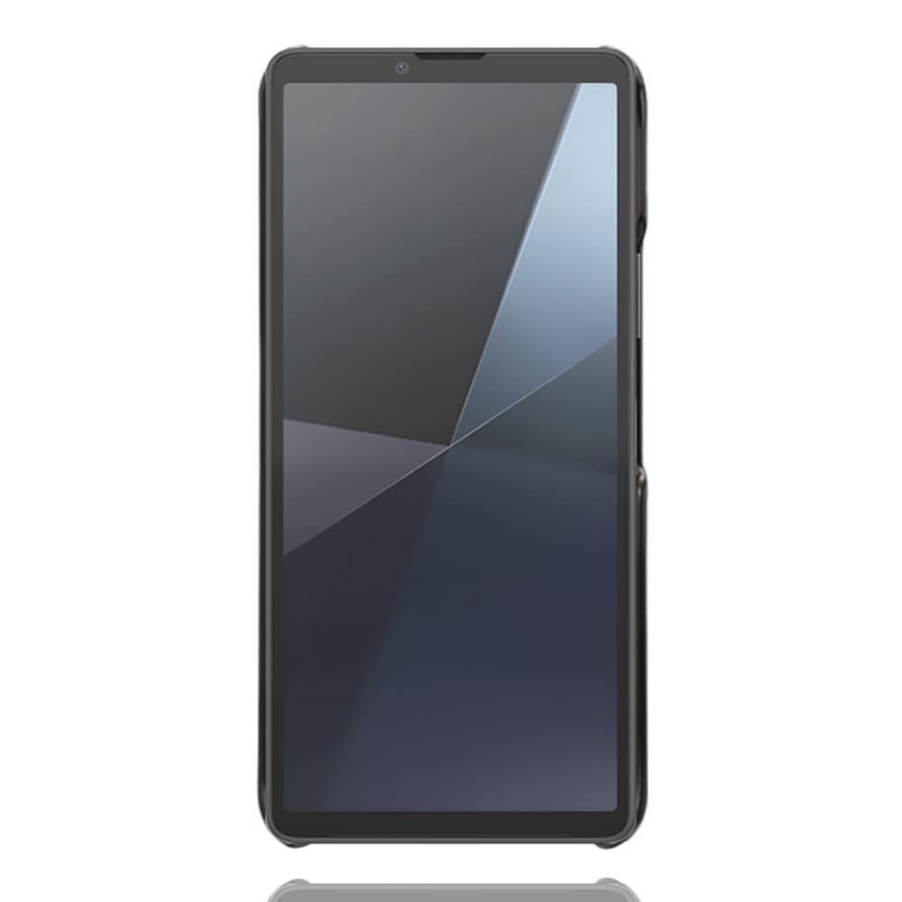 Sony Xperia 10 VII Stilig deksel med 2 kortlommer, Svart