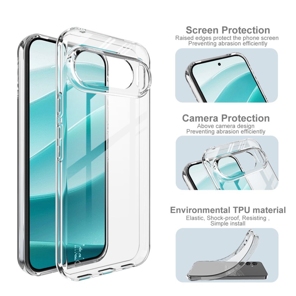 Google Pixel 10 Pro XL Deksel i TPU, Gjennomsiktig