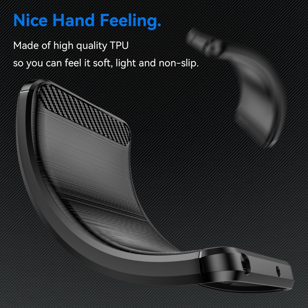 Nothing CMF Phone 2 Pro TPU-deksel Brushed, Svart