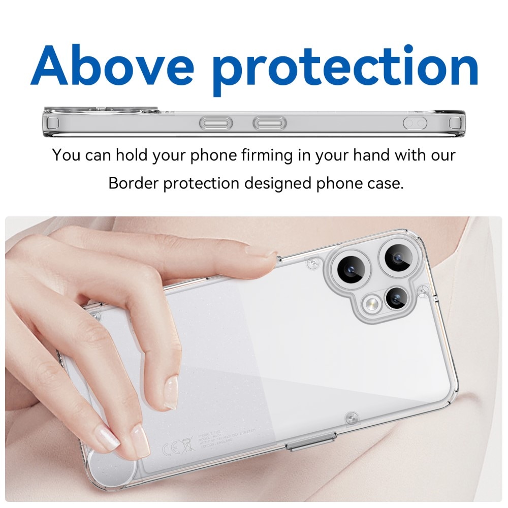 Nothing CMF Phone 2 Pro Crystal Hybrid-deksel, Gjennomsiktig