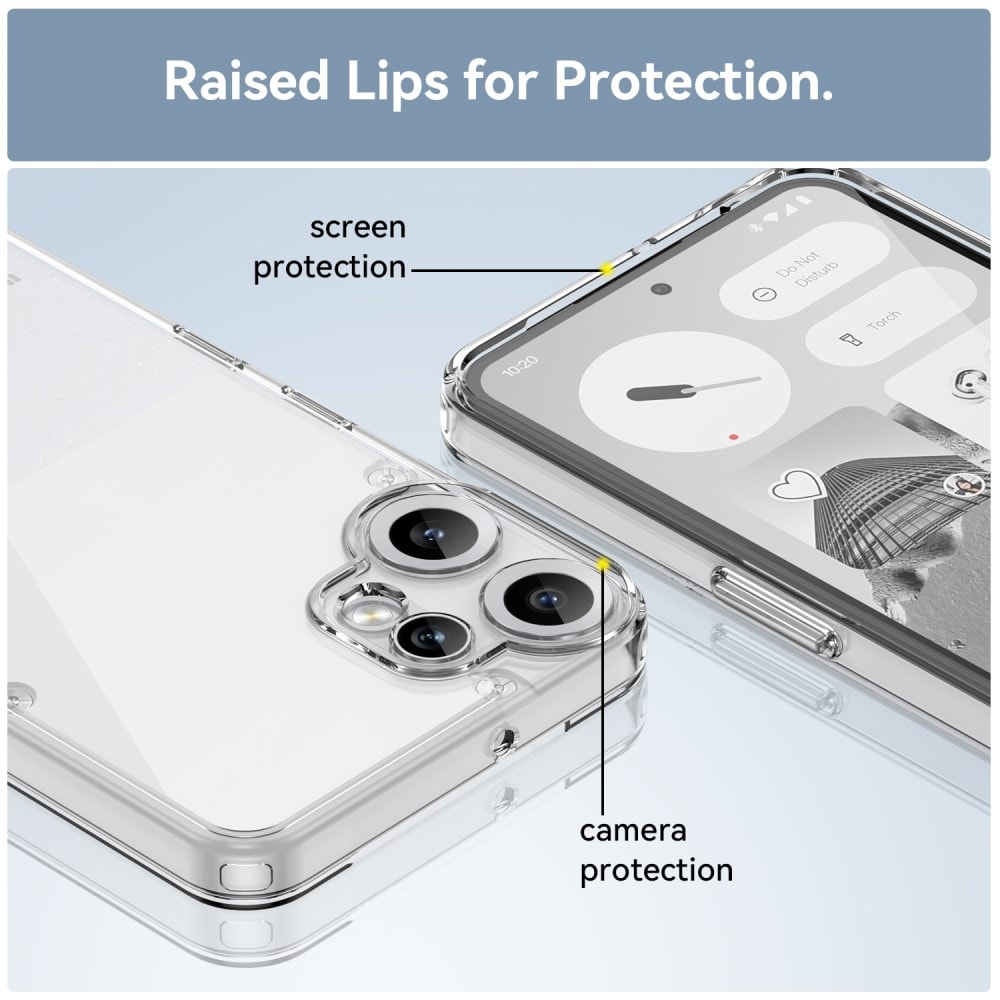 Nothing CMF Phone 2 Pro Crystal Hybrid-deksel, Gjennomsiktig