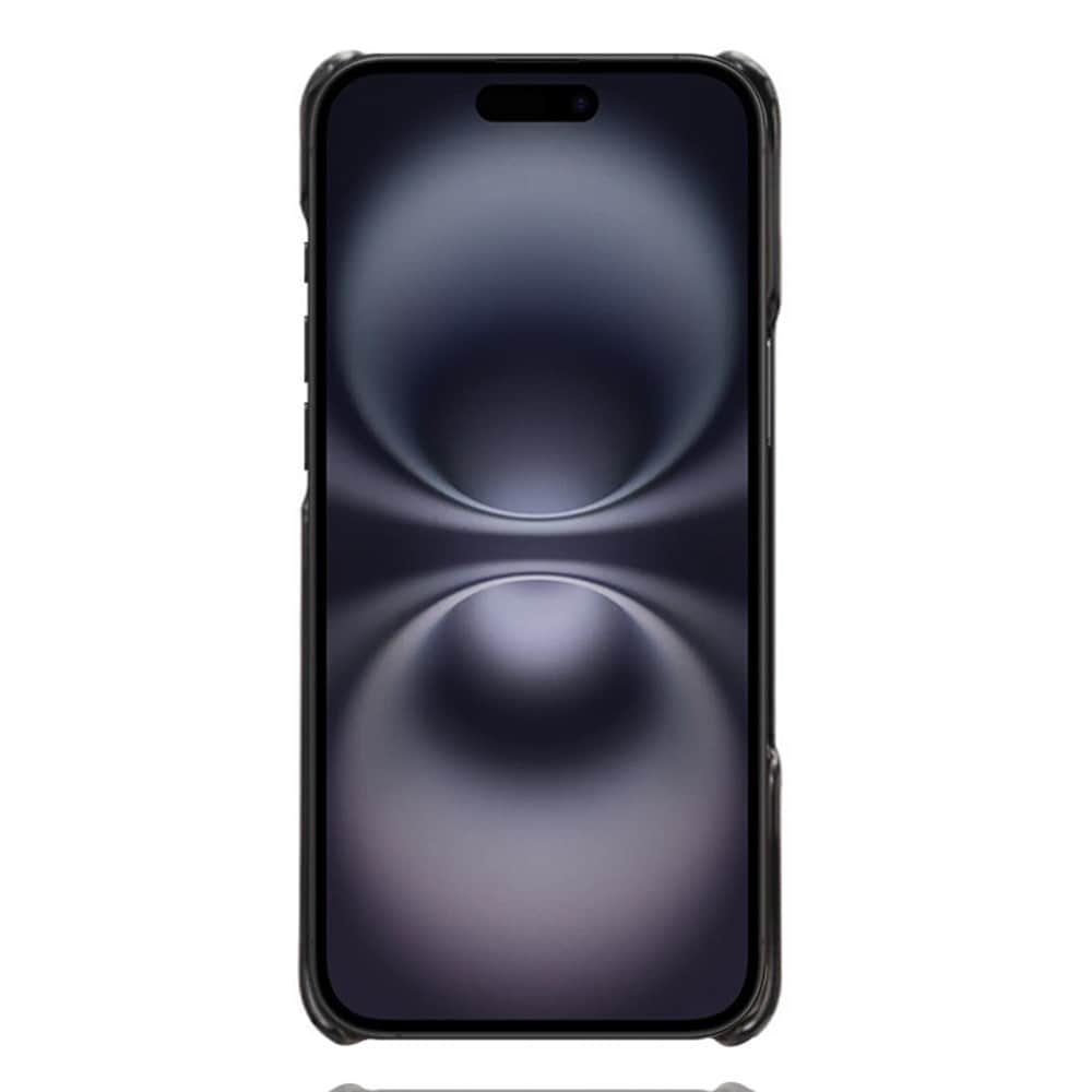 iPhone 17 Air Stilig deksel med 2 kortlommer, Svart