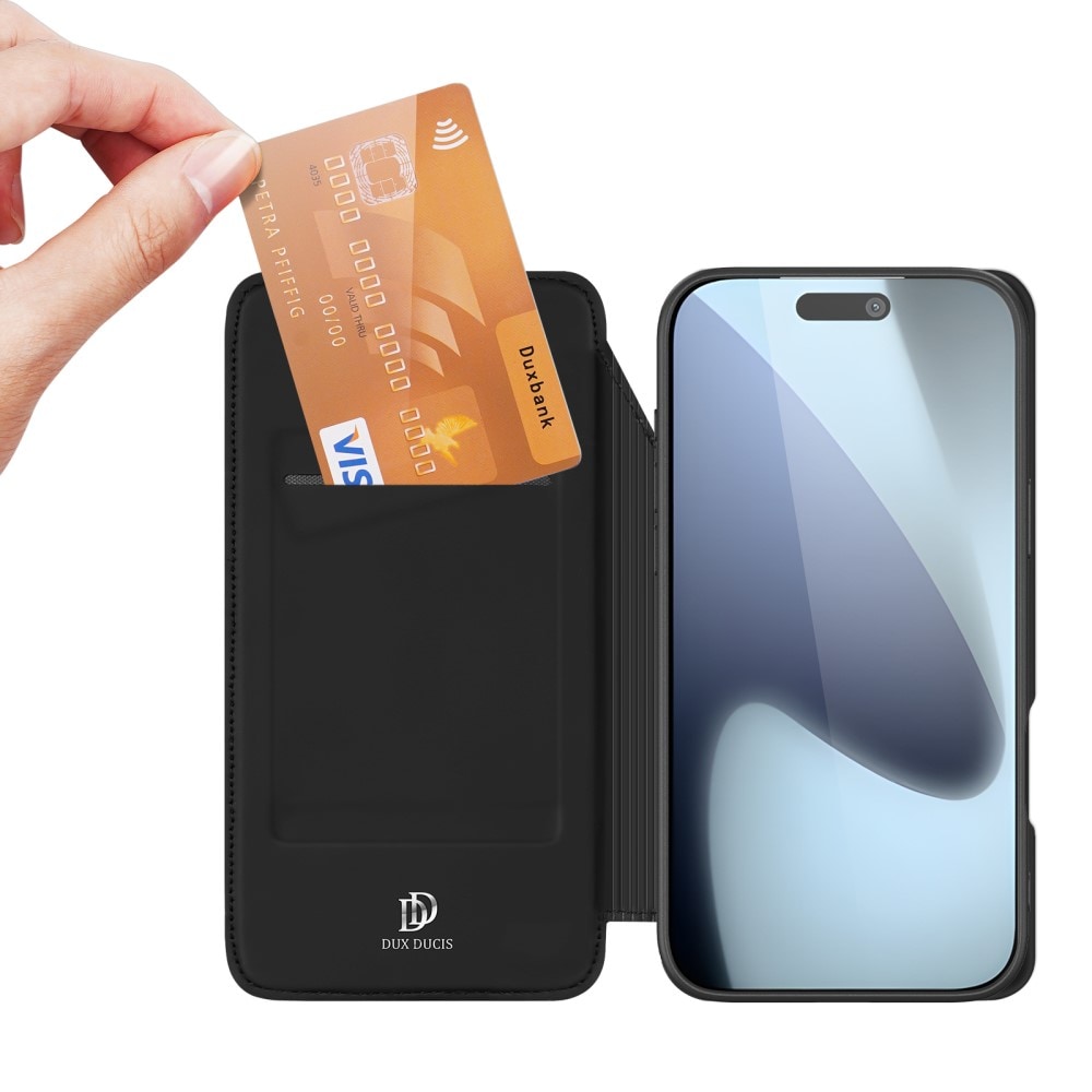 iPhone 17 Pro Max Slankt mobiletui, Svart