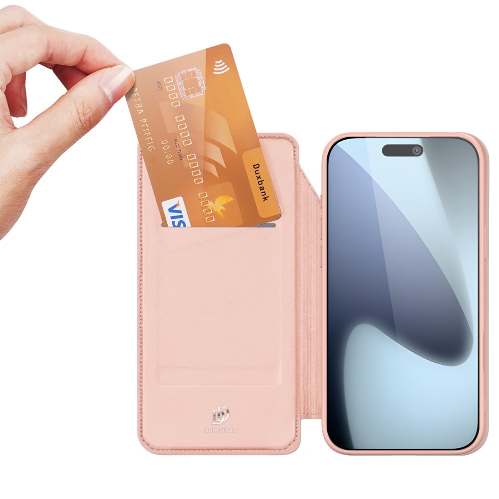 iPhone 17 Pro Slankt mobiletui, Rosegull