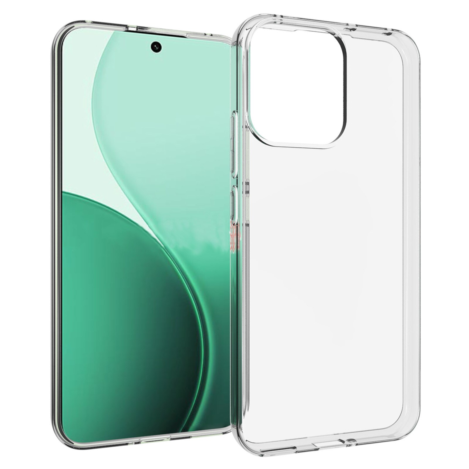 Oppo Reno 14 Tynt TPU-deksel, Gjennomsiktig