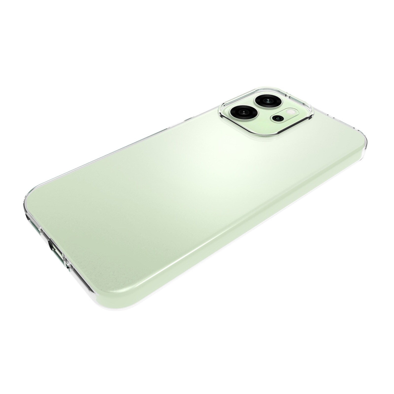 Oppo Reno 14 Tynt TPU-deksel, Gjennomsiktig