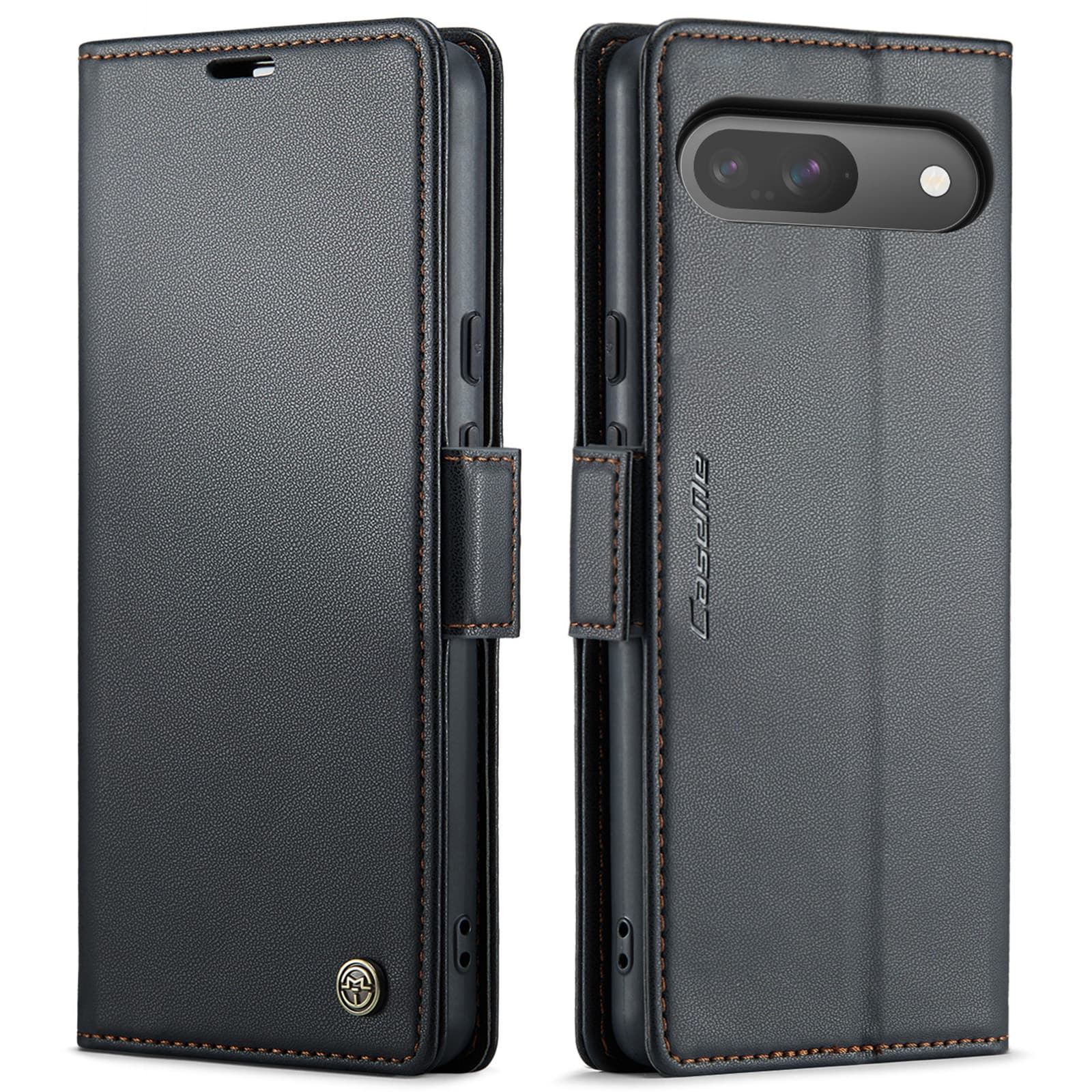 Google Pixel 10 Pro Slankt RFID-lommeboketui, Svart