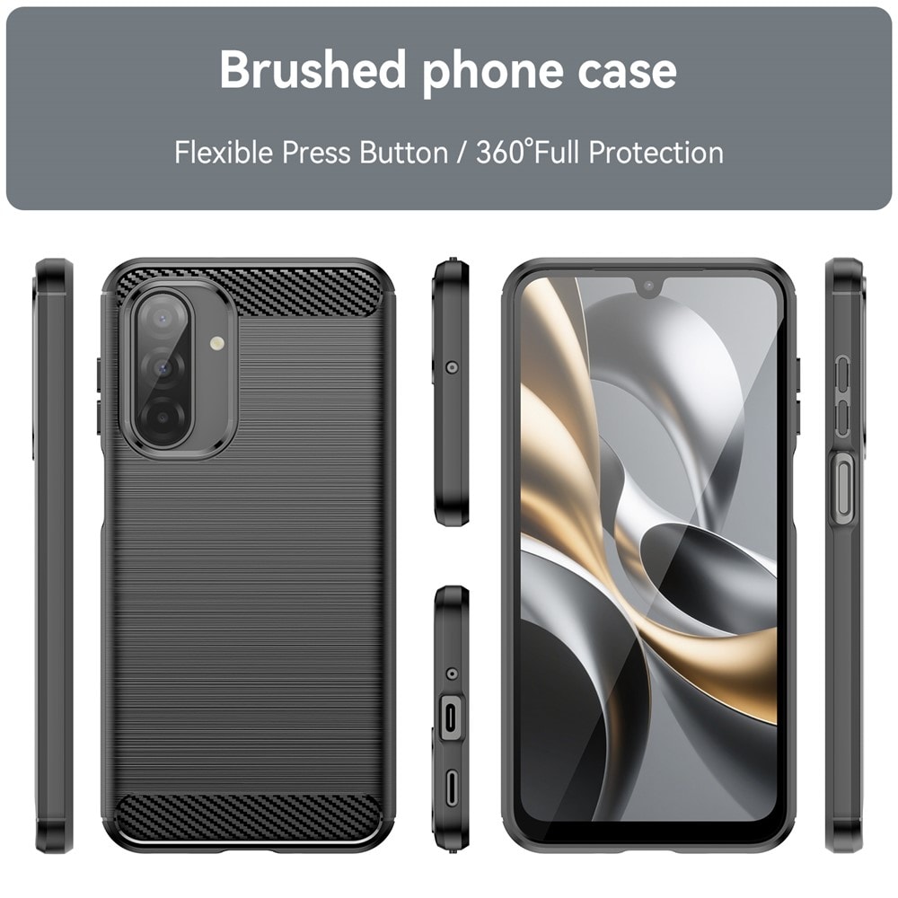 Samsung Galaxy A17 TPU-deksel Brushed, Svart