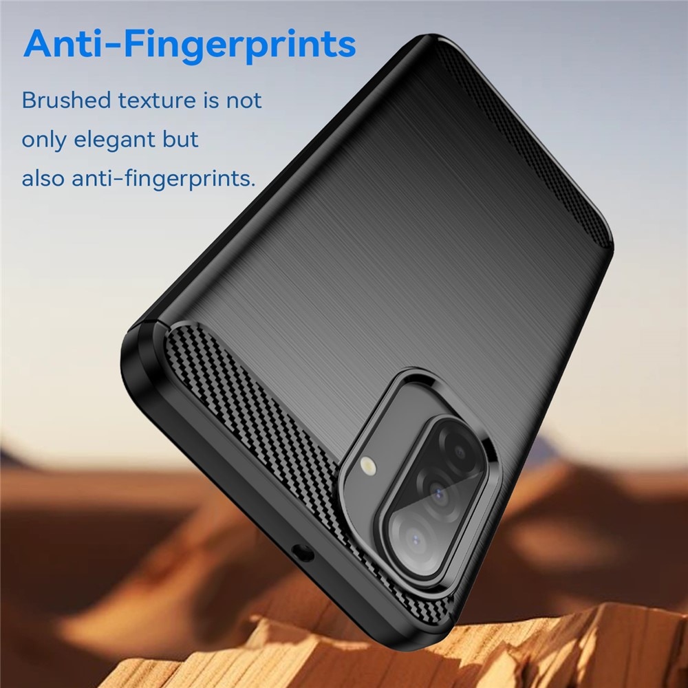 Samsung Galaxy A17 TPU-deksel Brushed, Svart