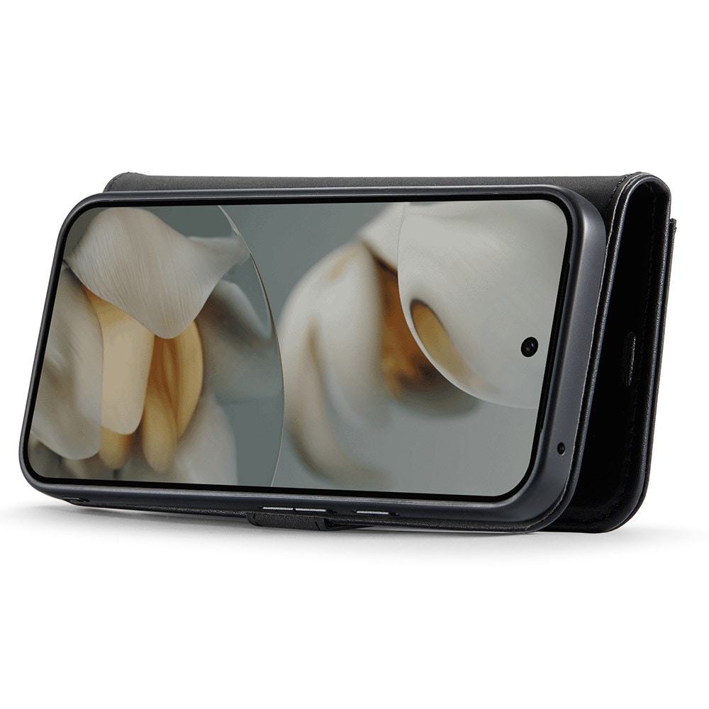 Google Pixel 10 Pro Lommeboketui med avtakbart deksel, Black