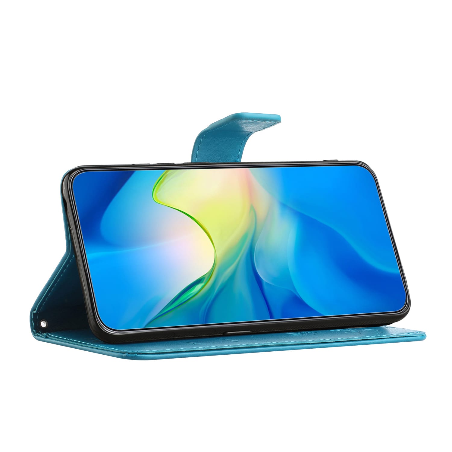 Samsung Galaxy S25 FE Mobiletui med sommerfugler, Blå