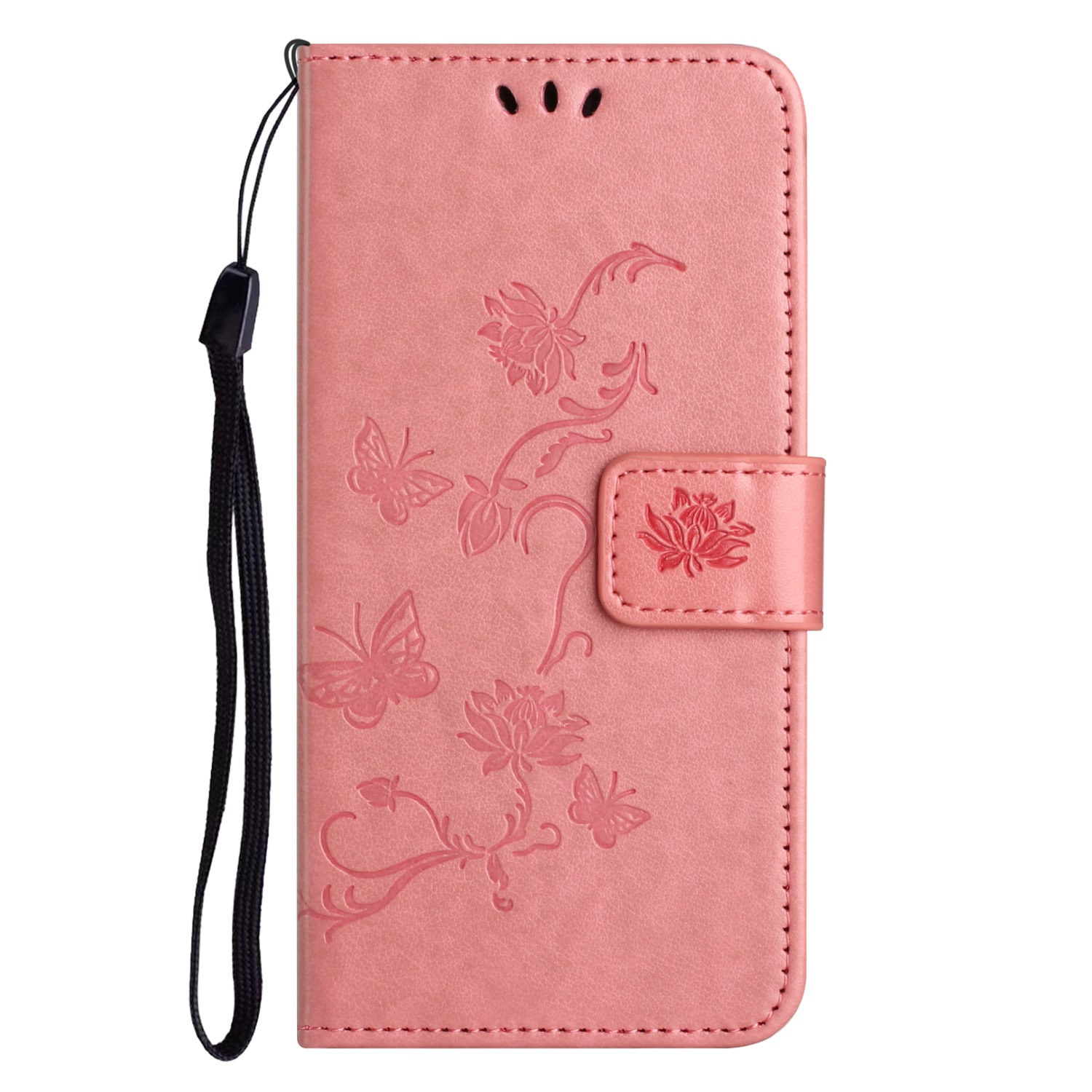 Samsung Galaxy S25 FE Mobiletui med sommerfugler, Rosa