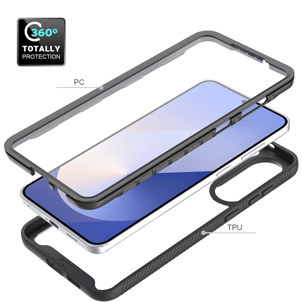 Samsung Galaxy S25 Edge Deksel Full Protection, Svart