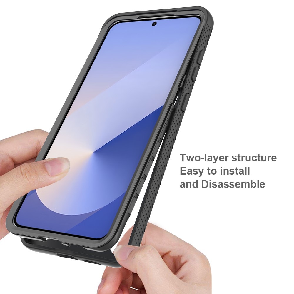 Samsung Galaxy S25 Edge Deksel Full Protection, Svart