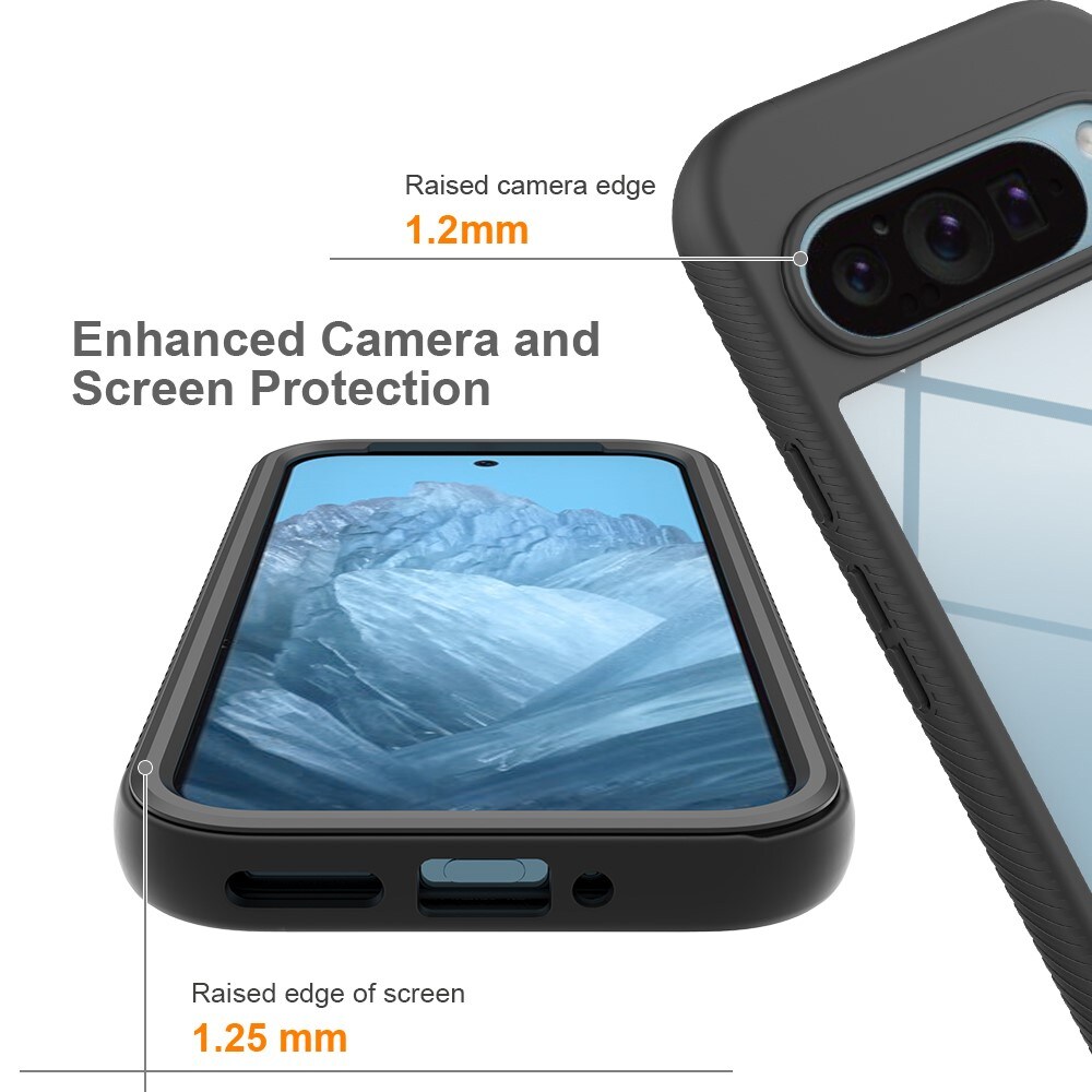 Google Pixel 10 Deksel Full Protection, Svart