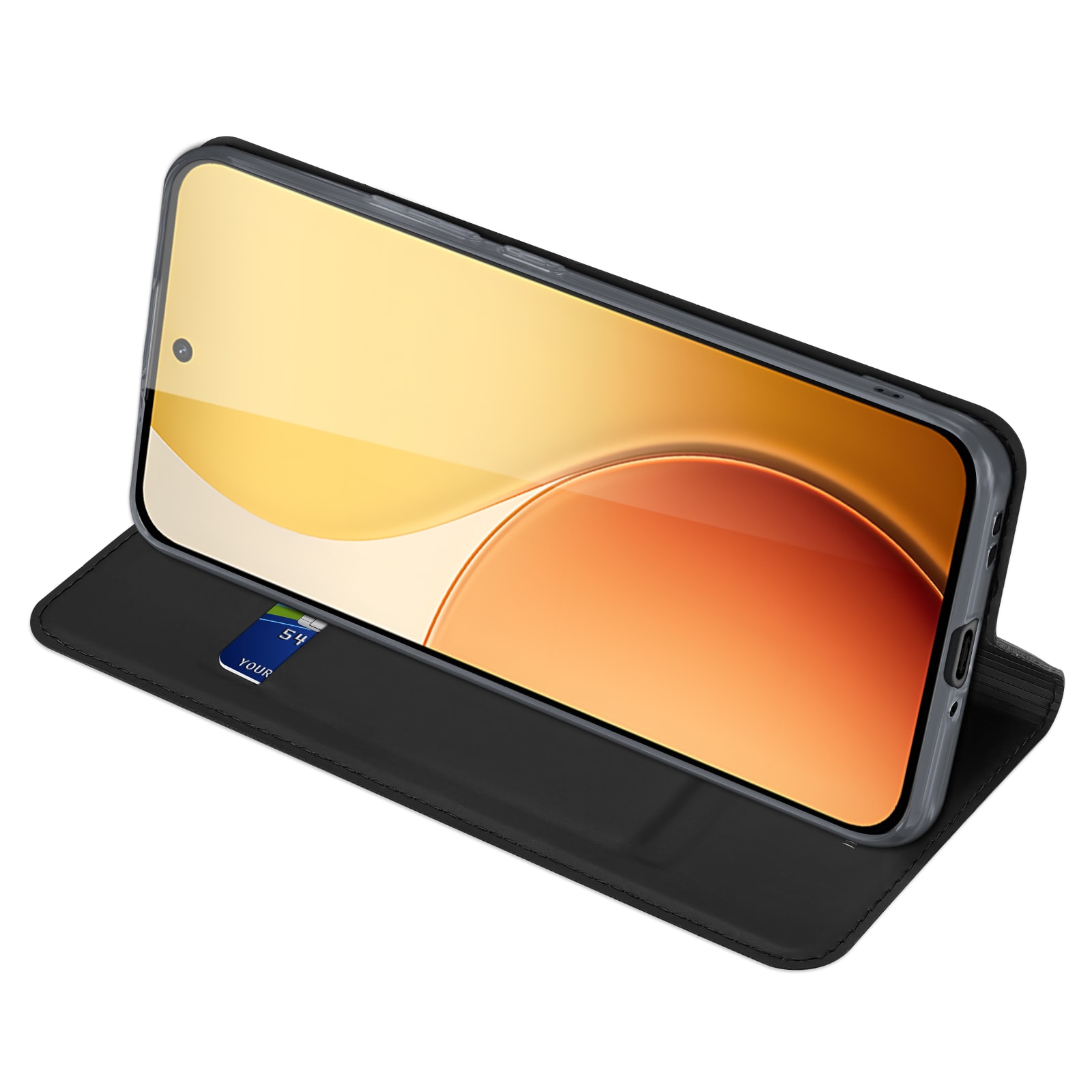 Oppo Reno 14 Slankt mobiletui, Svart