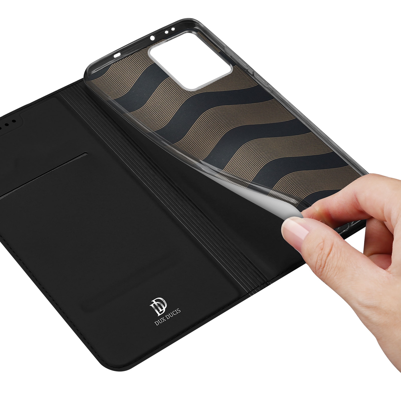 Oppo Reno 14 Slankt mobiletui, Svart