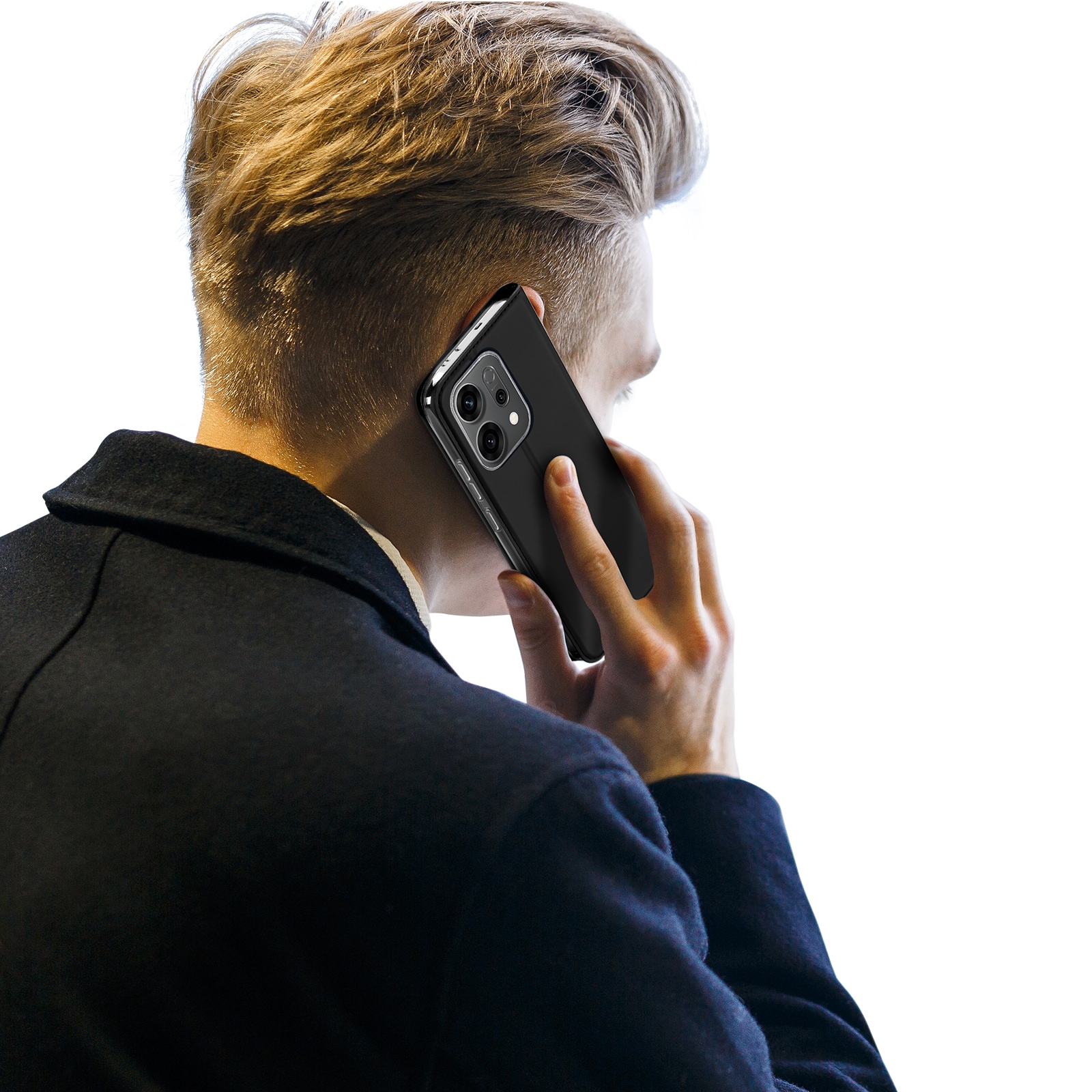 Oppo Reno 14 Slankt mobiletui, Svart