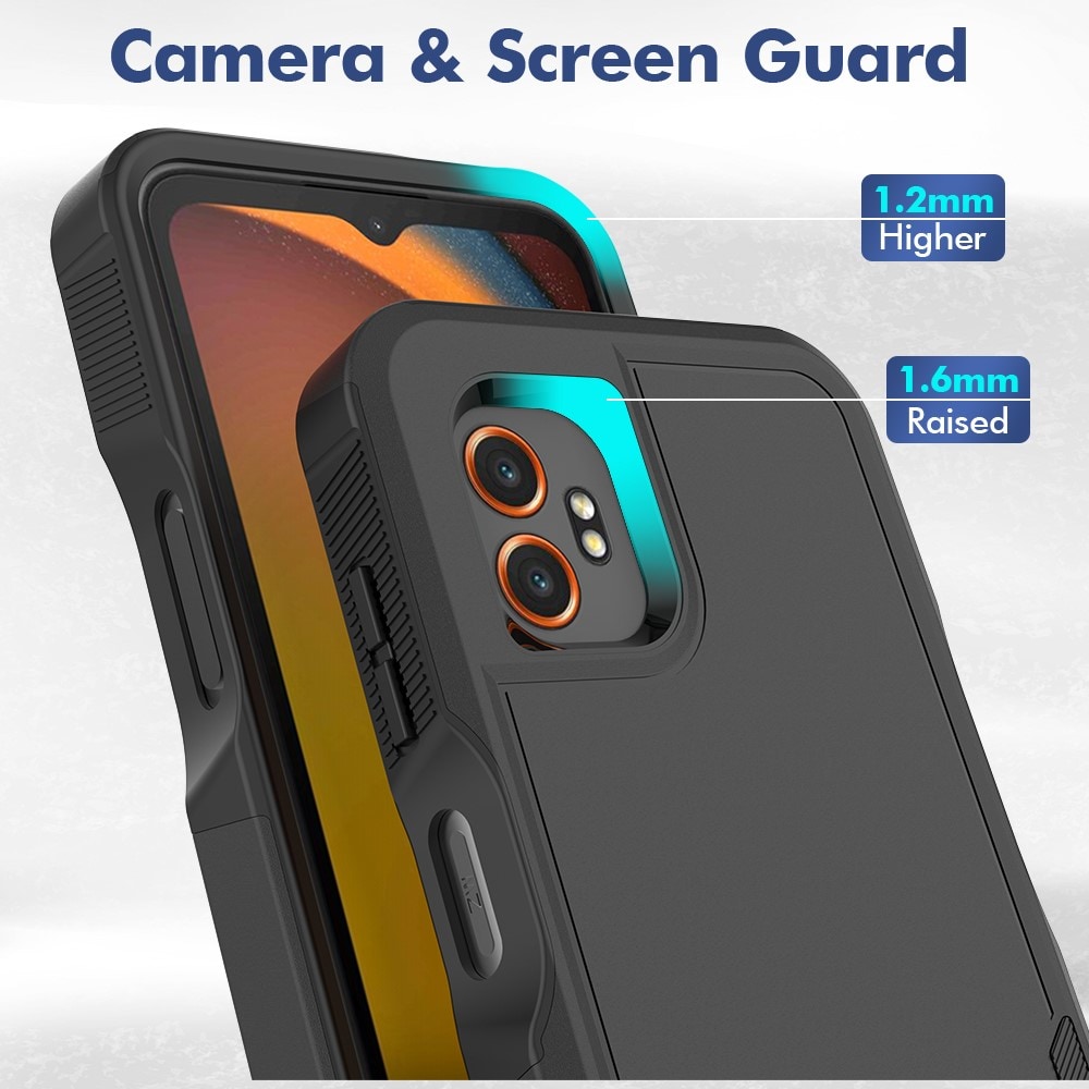 Samsung Galaxy Xcover 7 Pro Hybrid-deksel Off-road, Svart