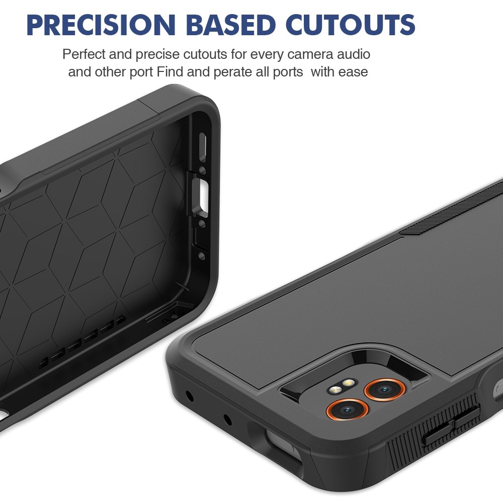 Samsung Galaxy Xcover 7 Pro Hybrid-deksel Off-road, Svart