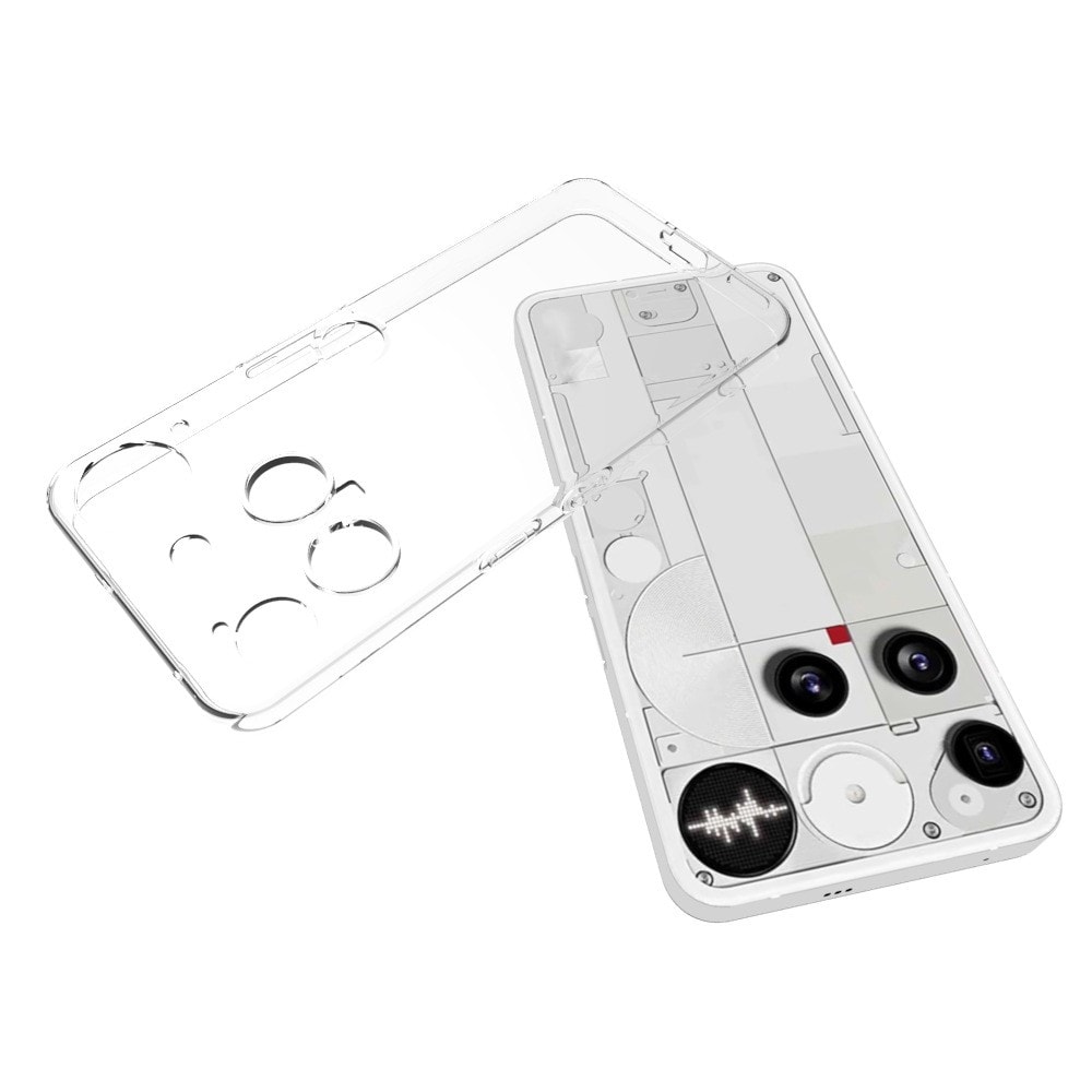 Nothing Phone 3 Tynt TPU-deksel, Gjennomsiktig