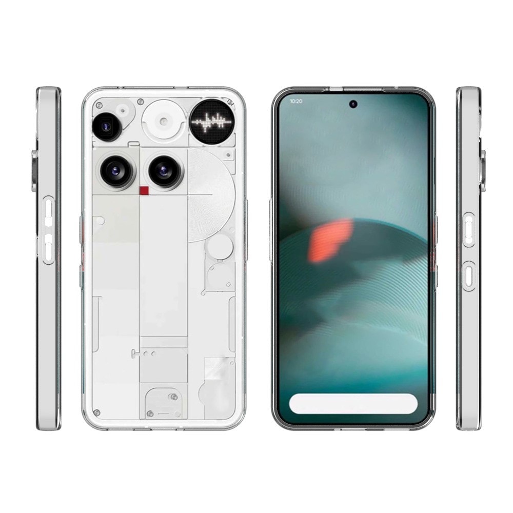 Nothing Phone 3 Tynt TPU-deksel, Gjennomsiktig
