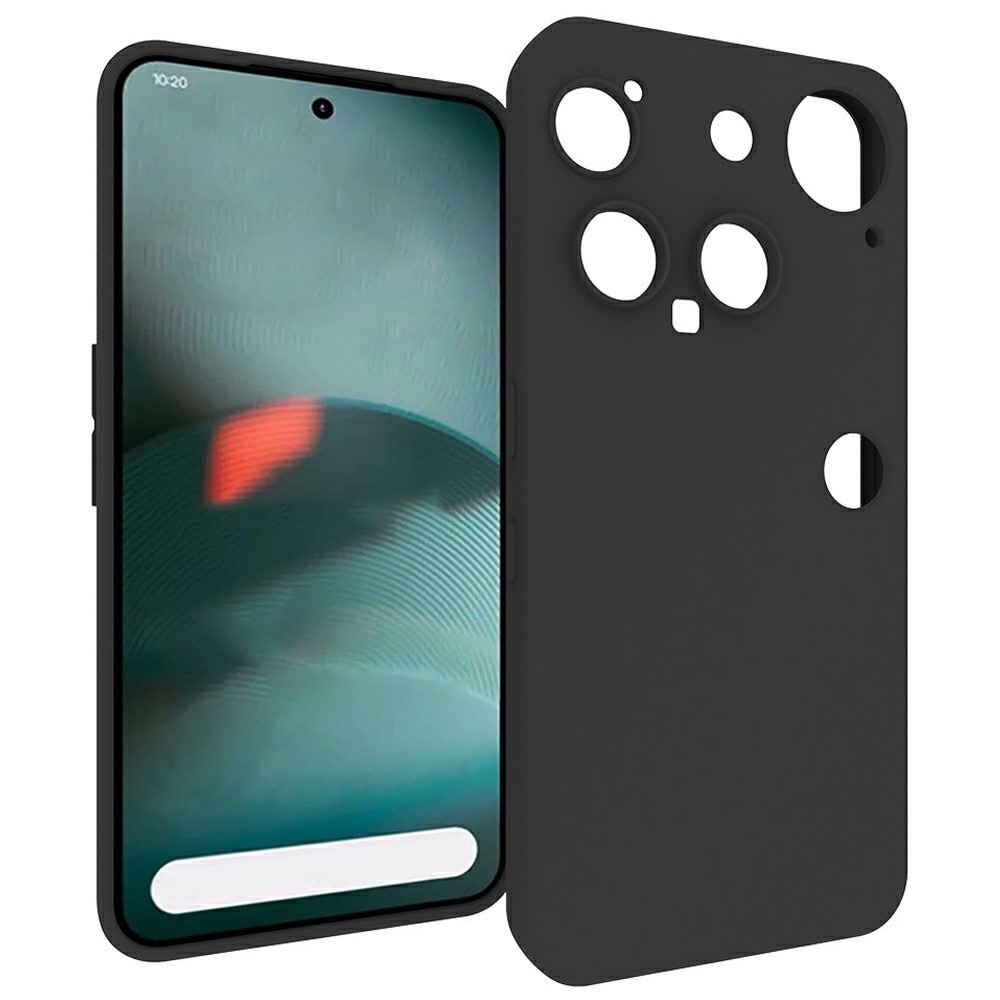 Nothing Phone 3 Tynt TPU-deksel, Svart