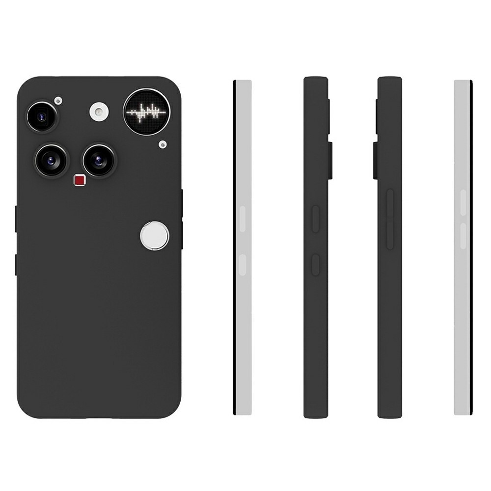 Nothing Phone 3 Tynt TPU-deksel, Svart