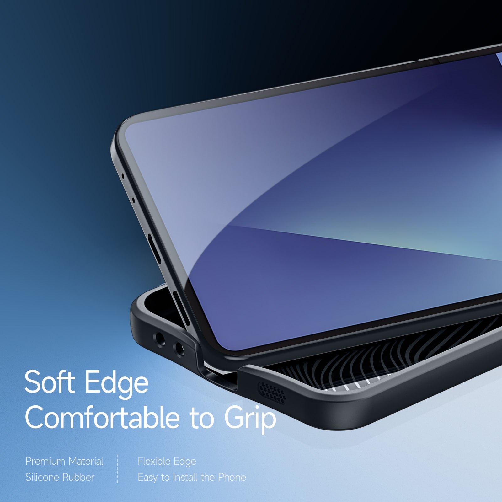 Samsung Galaxy Z Flip 7 Aimo Hybrid-deksel, Svart