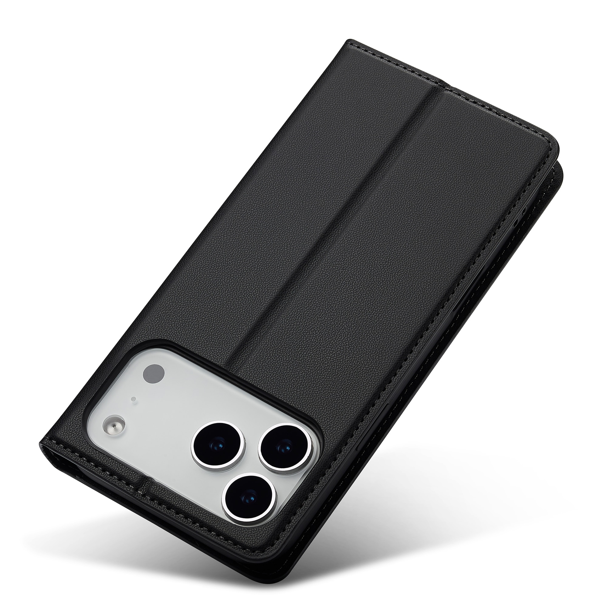 iPhone 17 Pro Slankt lommeboketui, Svart