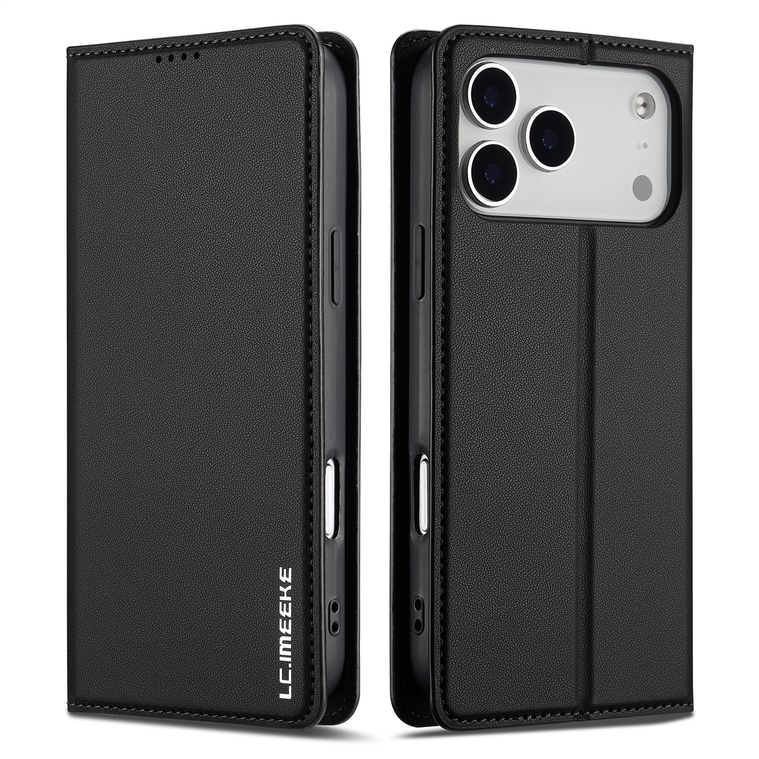 iPhone 17 Pro Max Slankt lommeboketui, Svart