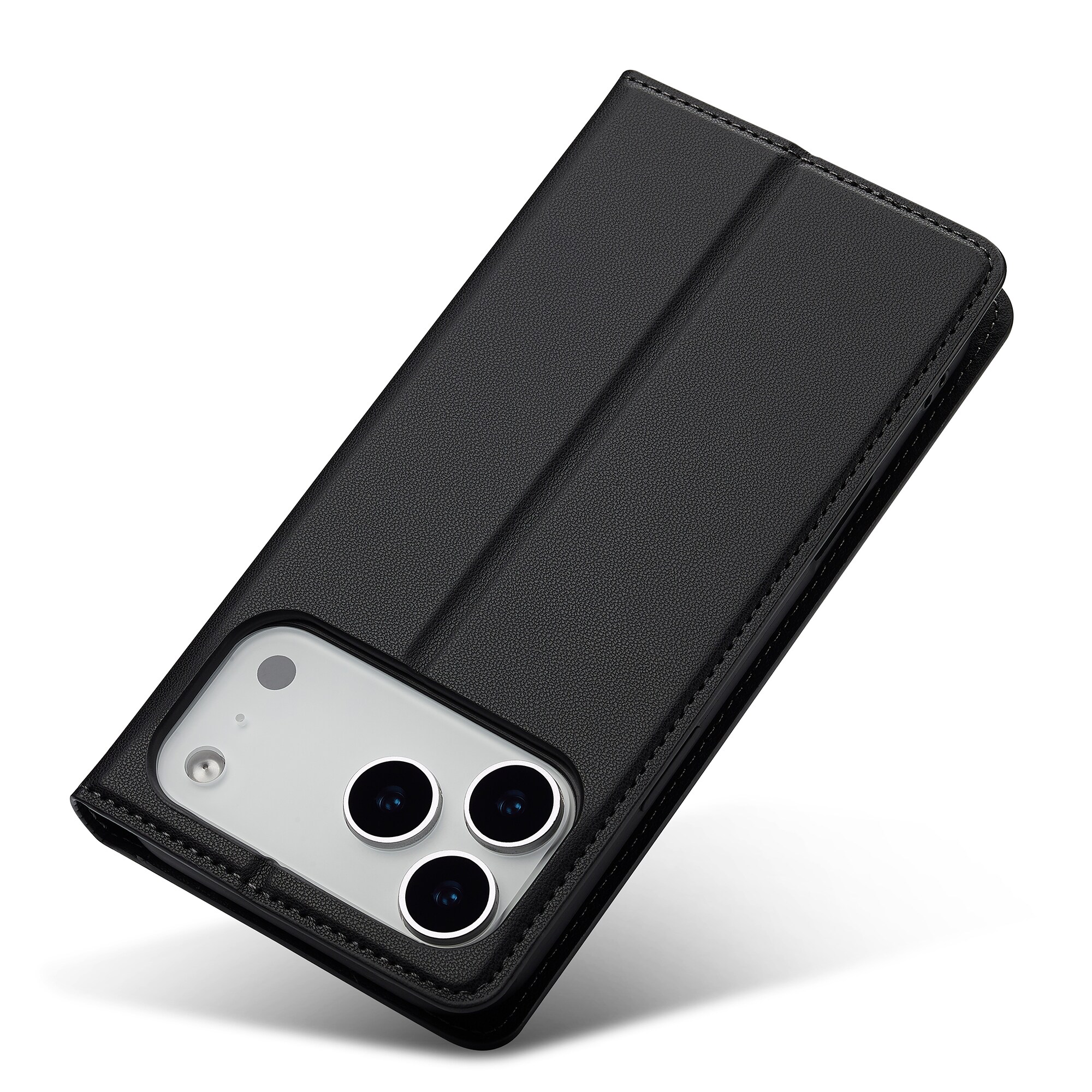 iPhone 17 Pro Max Slankt lommeboketui, Svart