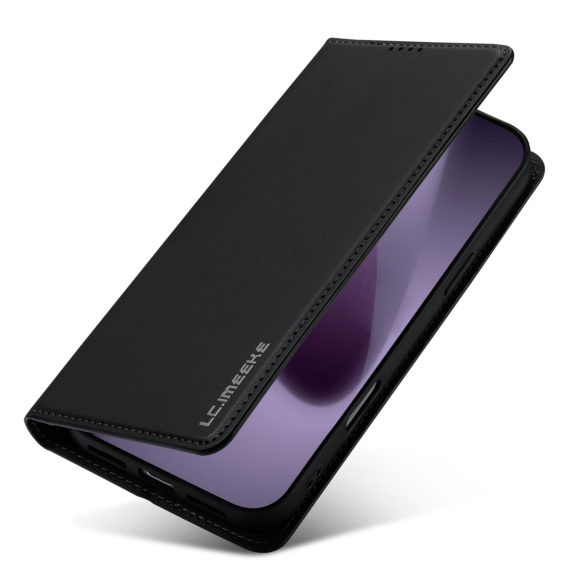 iPhone 17 Pro Max Slankt lommeboketui, Svart