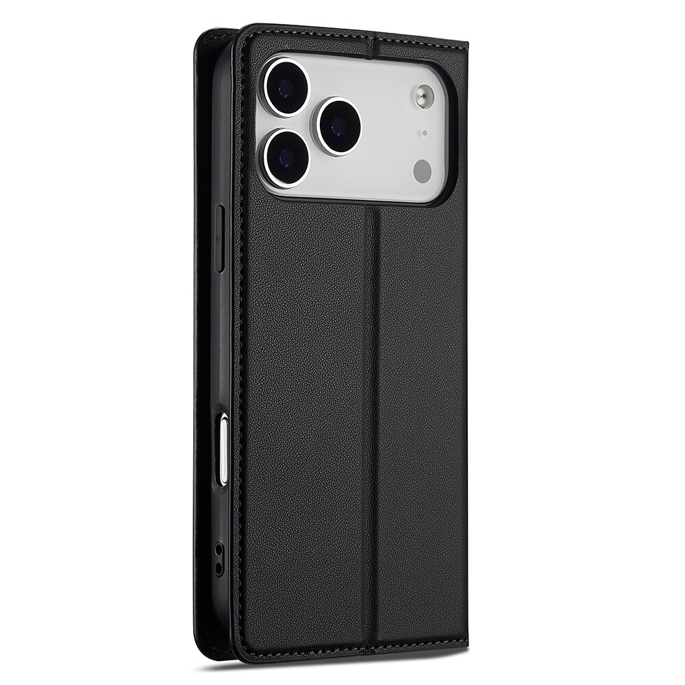 iPhone 17 Pro Max Slankt lommeboketui, Svart