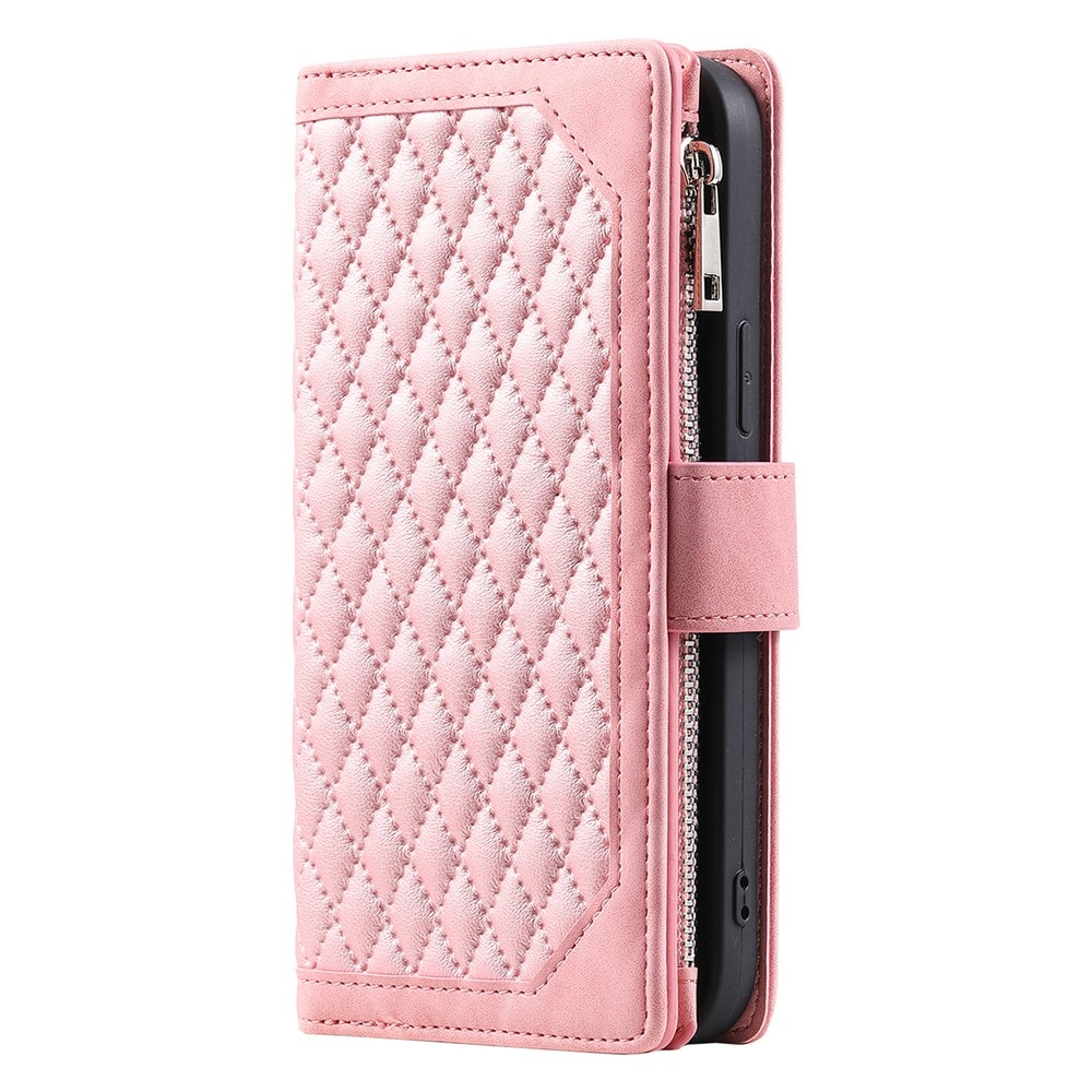 iPhone 17 Vattert lommebokveske, Rosa