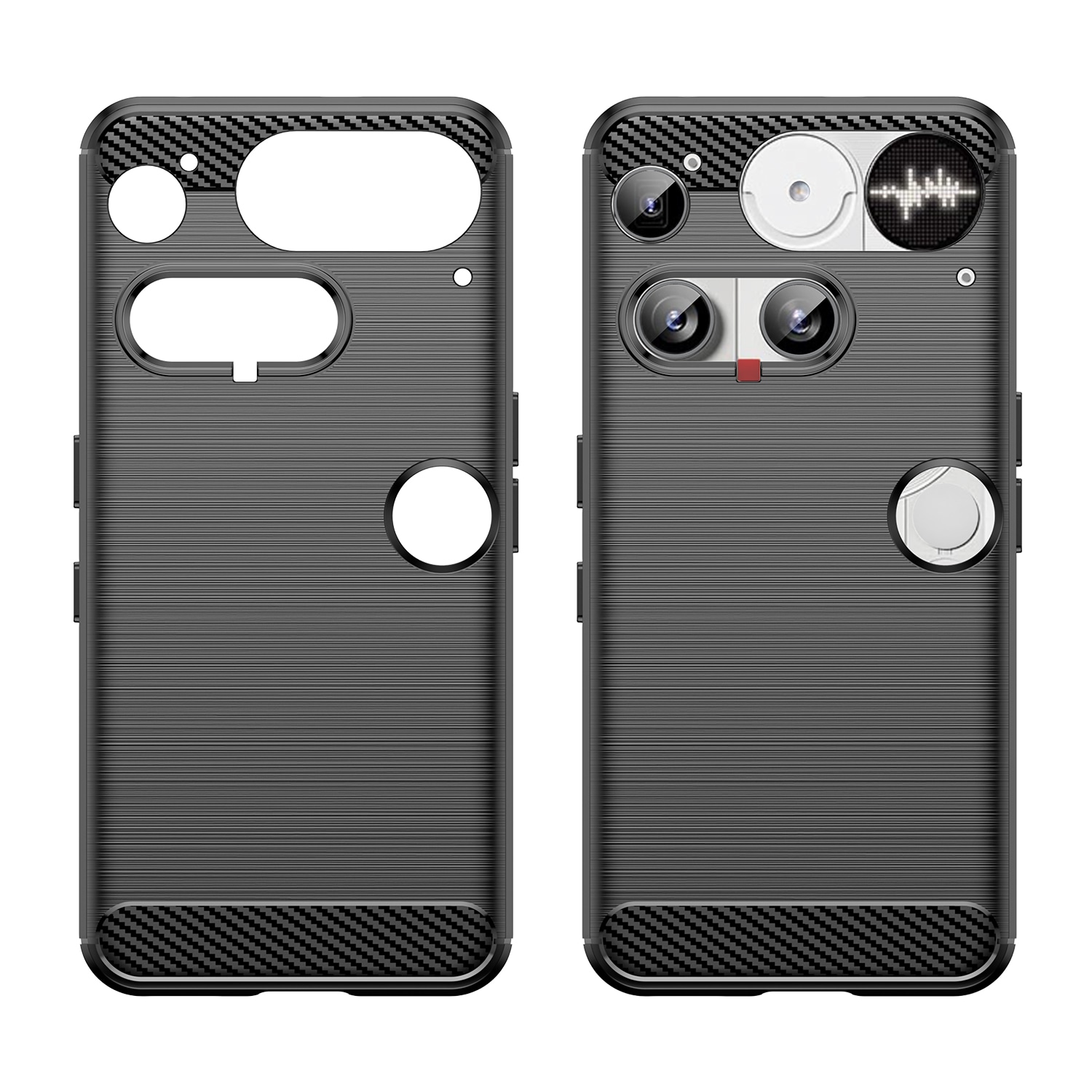 Nothing Phone 3 TPU-deksel Brushed, Svart