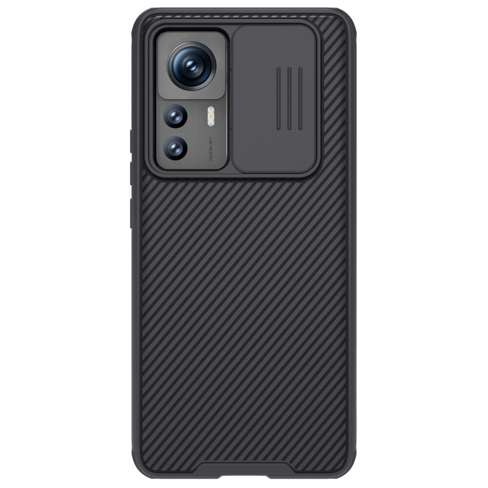 Xiaomi 12T Pro Deksel med kameralinsebeskyttelse - CamShield, Svart