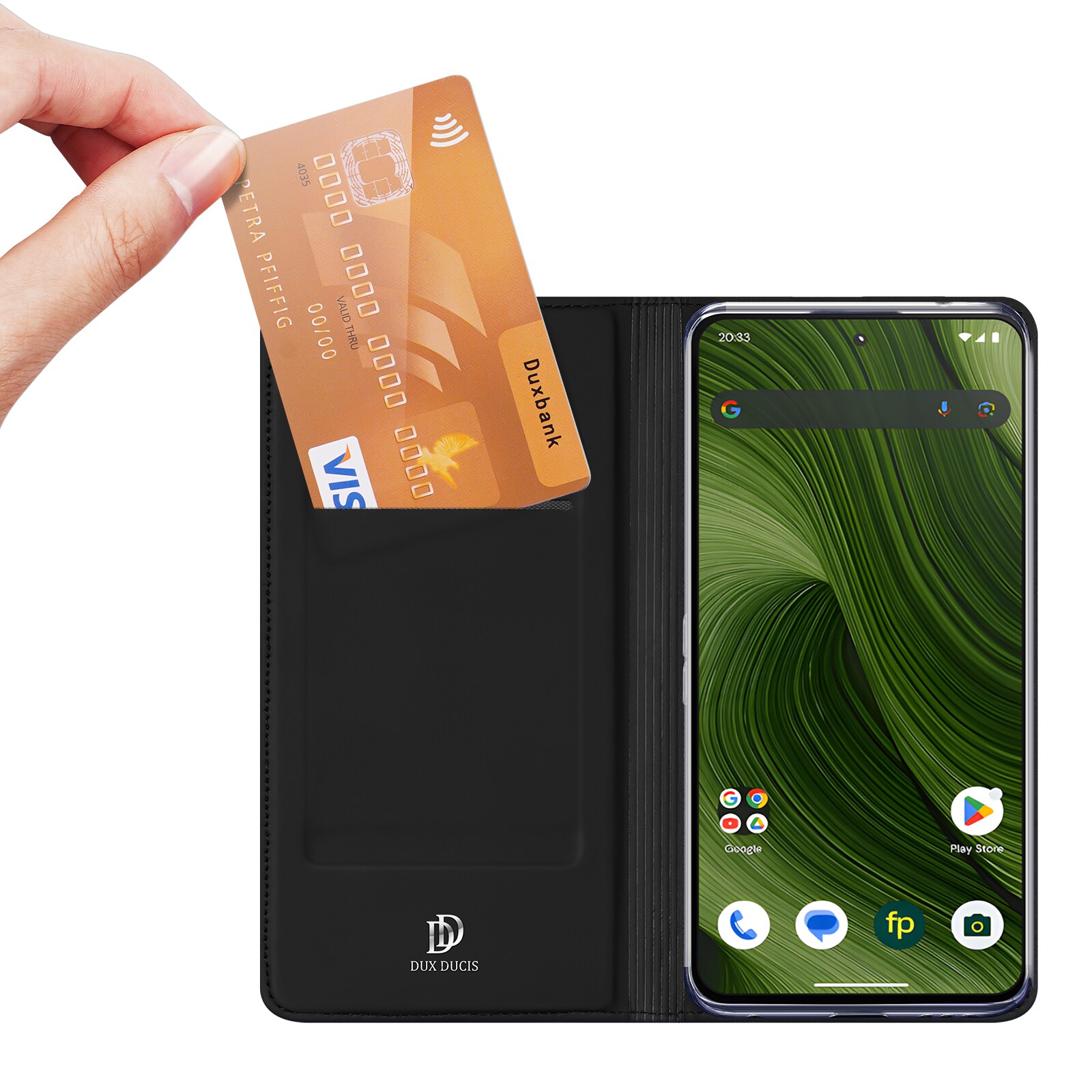  Fairphone 6 Slankt mobiletui, Svart