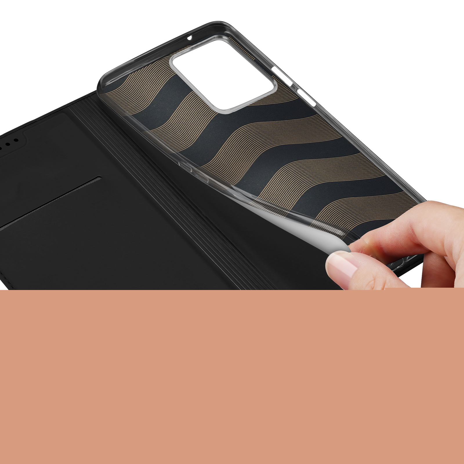  Fairphone 6 Slankt mobiletui, Svart